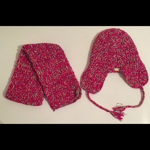 Handmade Winter Cap and Shawl set